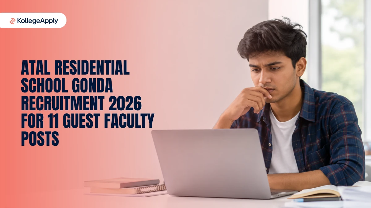 Atal Residential School Gonda Recruitment 2026 for 11 Guest Faculty Posts