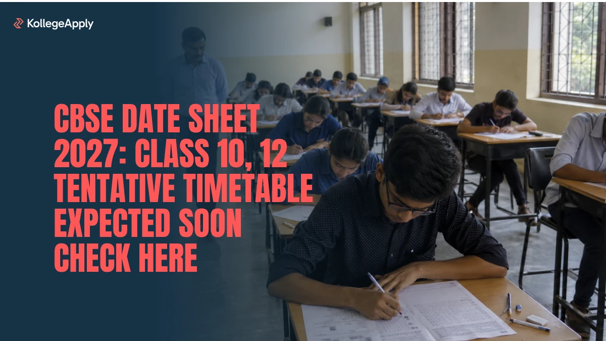 CBSE Date Sheet 2027: Class 10, 12 Tentative Timetable Expected Soon at cbse.gov.in, Details Here
