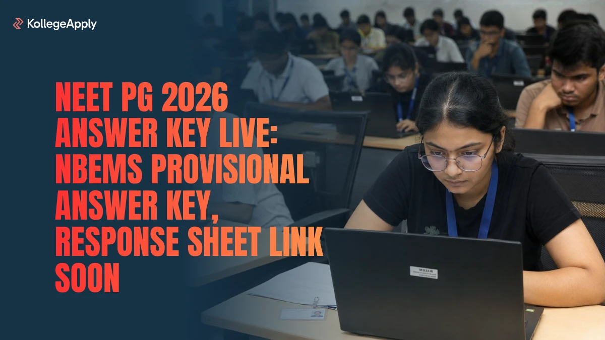 NEET PG 2026 Answer Key LIVE: NBEMS Provisional Answer Key, Response Sheet Soon; Check Details Here