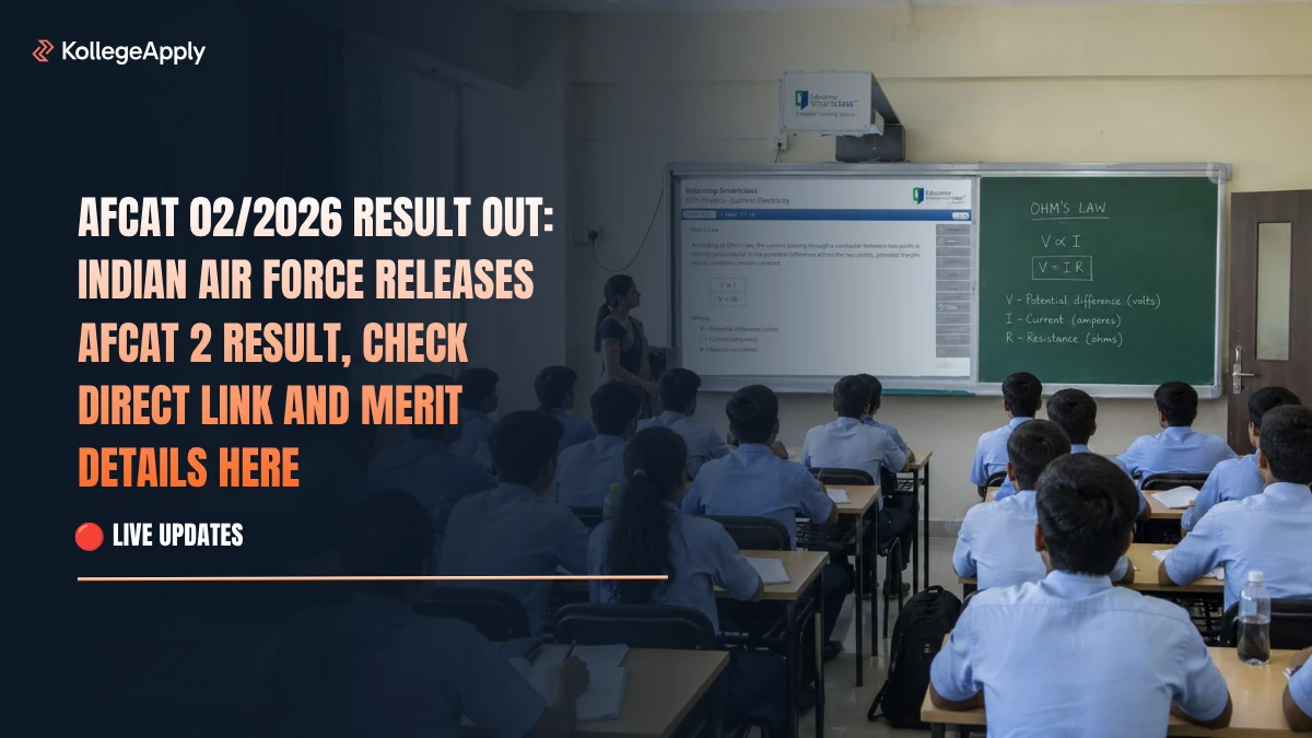 AFCAT 02/2026 Result Out: Indian Air Force Releases AFCAT 2 Result, Check Direct Link Here