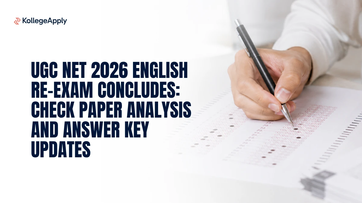 UGC NET 2026 English Re-Exam Concludes: Check Paper Analysis and Answer Key Updates Here
 