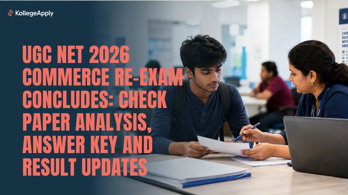 UGC NET 2026 Commerce Re-Exam Concludes: Check Paper Analysis, Answer Key and Result Updates Here