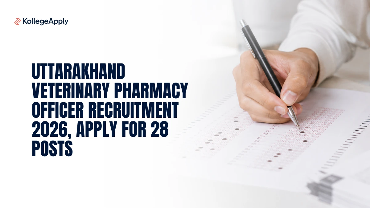 Uttarakhand Veterinary Pharmacy Officer Recruitment 2026, Apply for 28 Posts