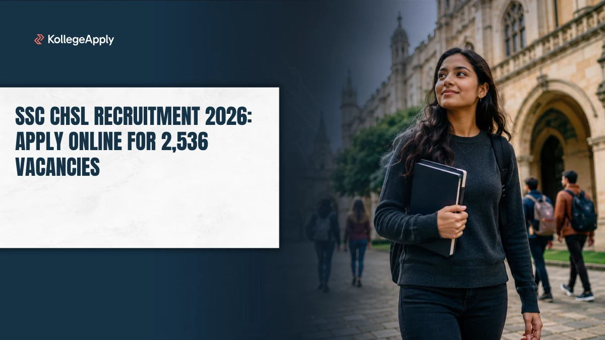 SSC CHSL Recruitment 2026: Apply Online for 2,536 Vacancies   