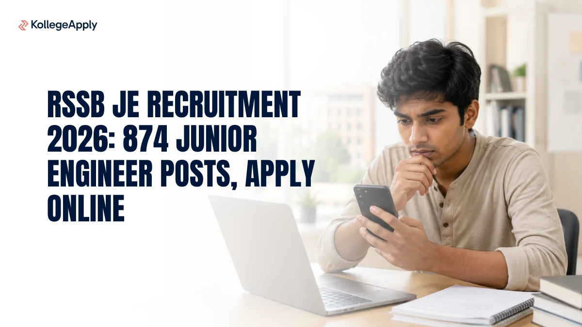 RSSB JE Recruitment 2026: 874 Junior Engineer Posts, Apply Online