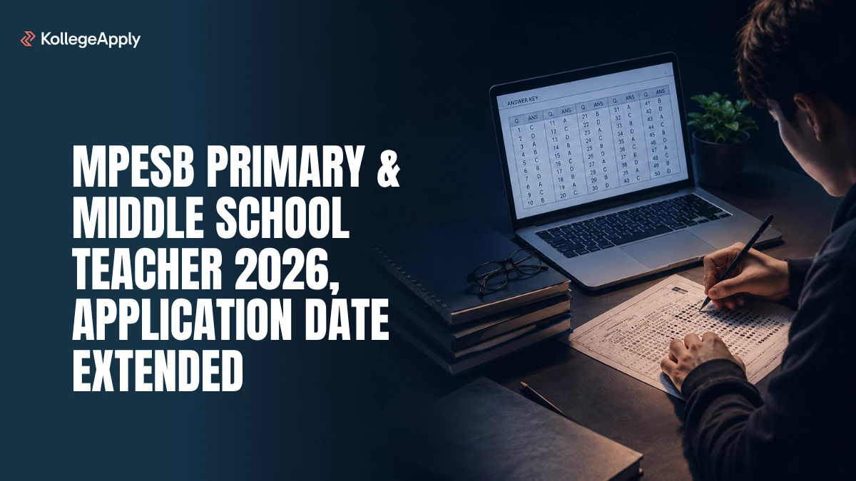 MPESB Primary & Middle School Teacher 2026, Application Date Extended