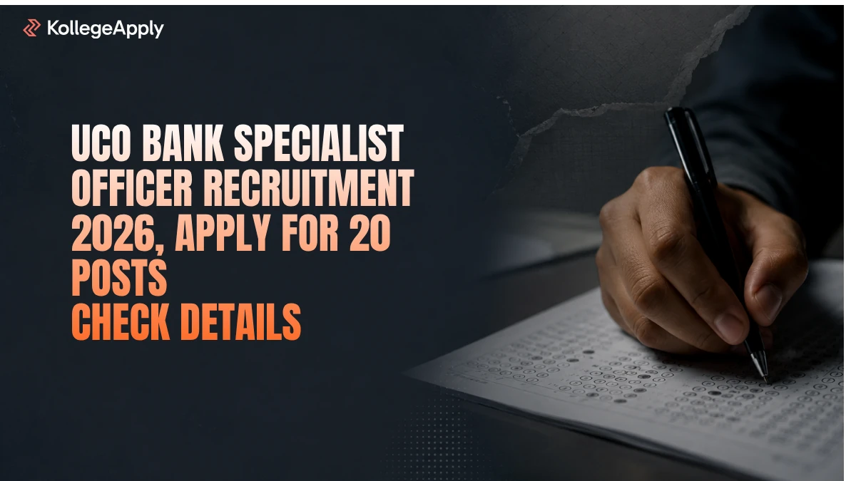 UCO Bank Specialist Officer Recruitment 2026, Apply for 20 Posts