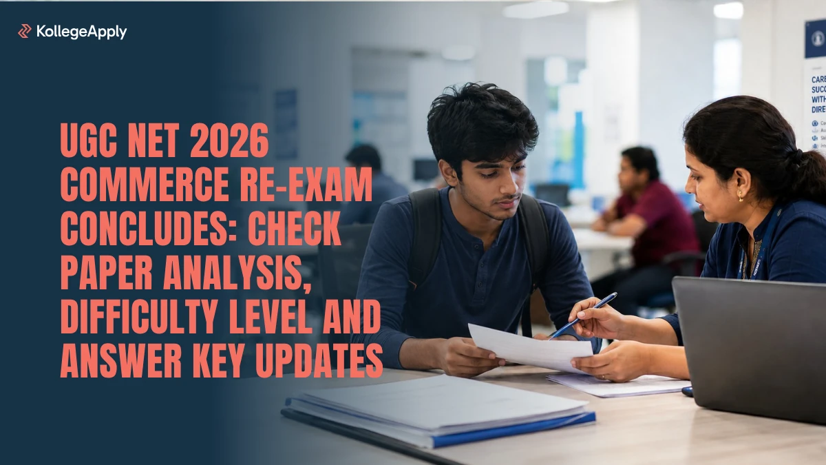 UGC NET 2026 Commerce Re-Exam Concludes: Check Paper Analysis, Difficulty Level & Answer Key Details