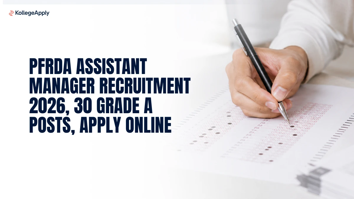 PFRDA Assistant Manager Recruitment 2026, 30 Grade A Posts, Apply Online