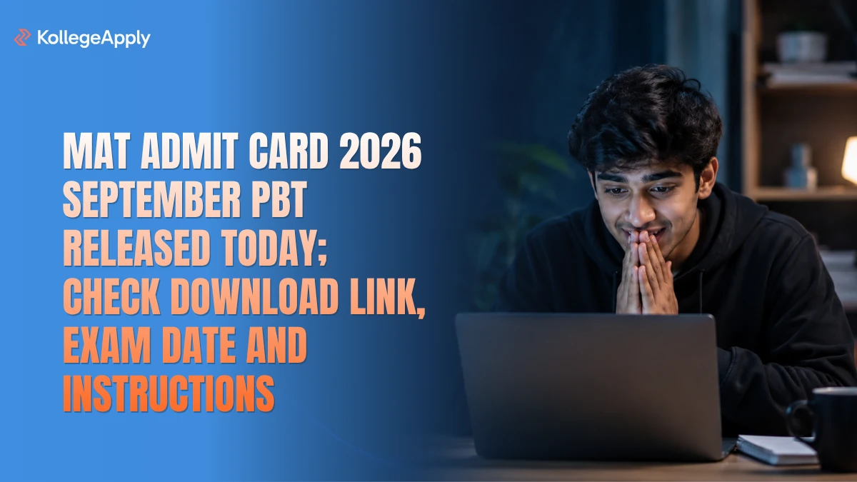 MAT Admit Card 2026: September PBT Released Today, Check Download Link, Exam Date and Instructions