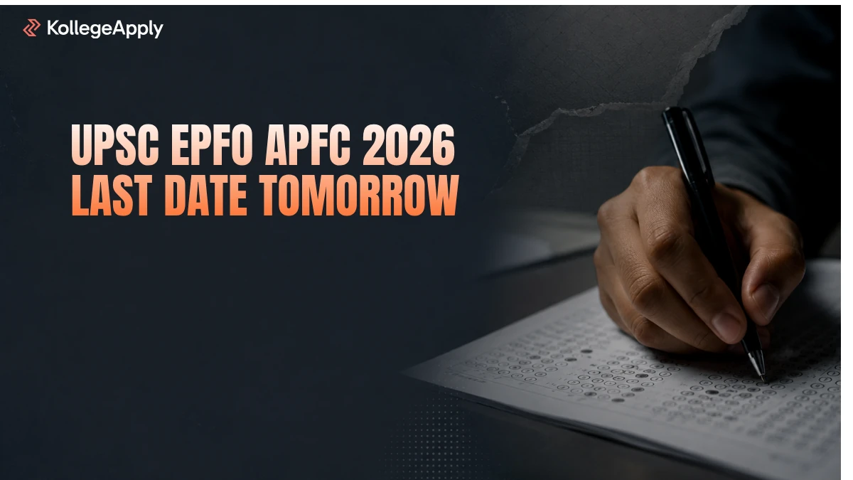 UPSC EPFO APFC Last Date 2026: Apply by September 11         