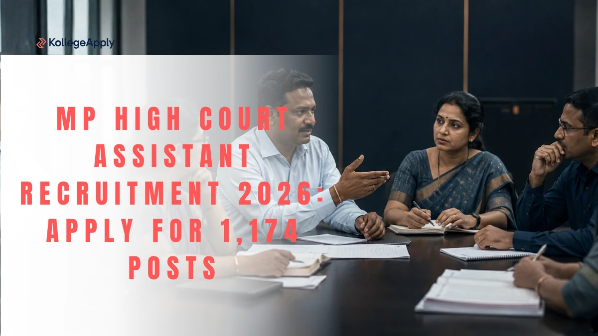 MP High Court Assistant Recruitment 2026: Apply for 1,174 Posts