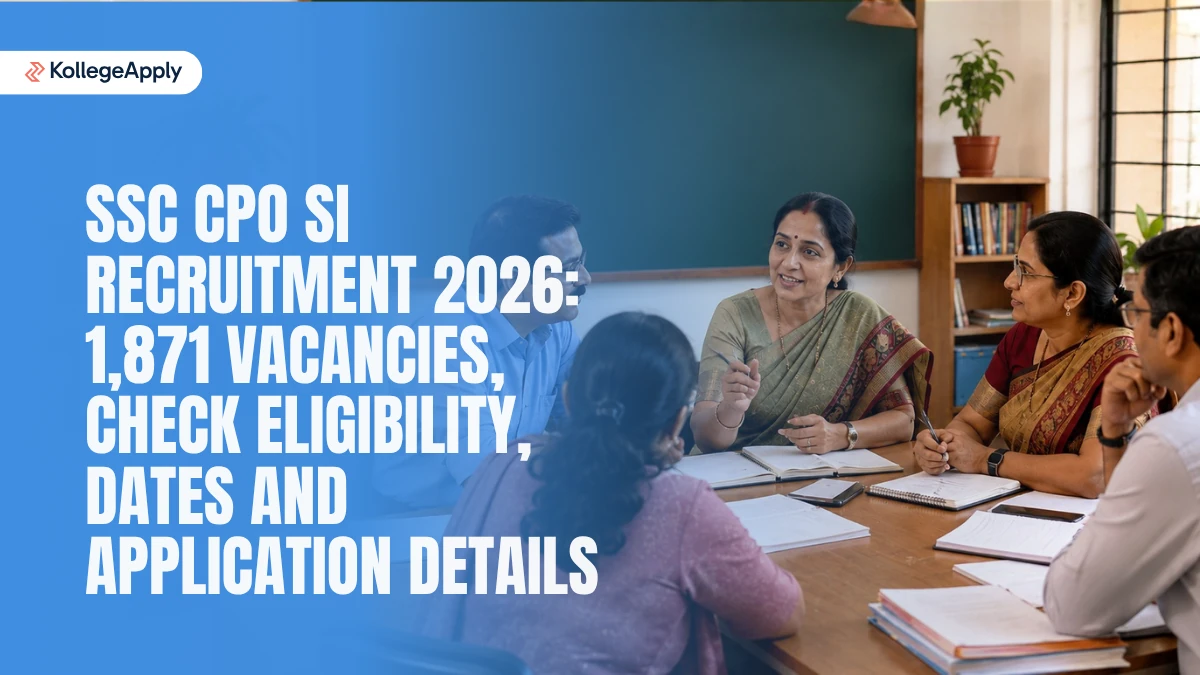 SSC CPO SI Recruitment 2026: Check Direct Link  Eligibility, Dates, Vacancies & Application Details