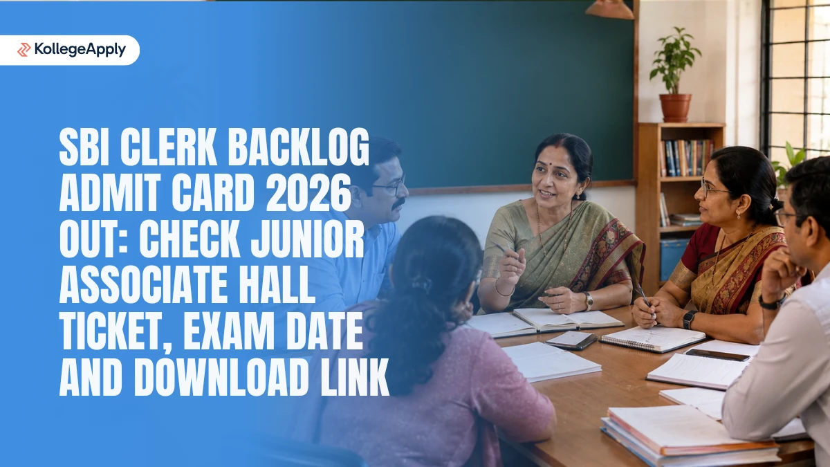SBI Clerk Backlog Admit Card 2026 Out: Check Junior Associate Hall Ticket, Exam Date & Link Here