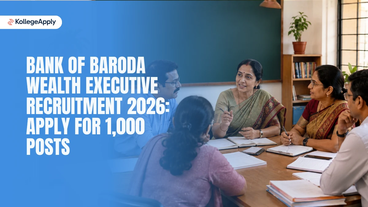 Bank of Baroda Wealth Executive Recruitment 2026: Apply for 1,000 Posts