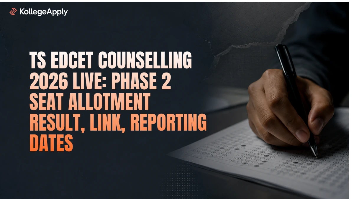 TS EdCET Counselling 2026 Live: Phase 2 Seat Allotment Result, Link, Reporting Dates Here