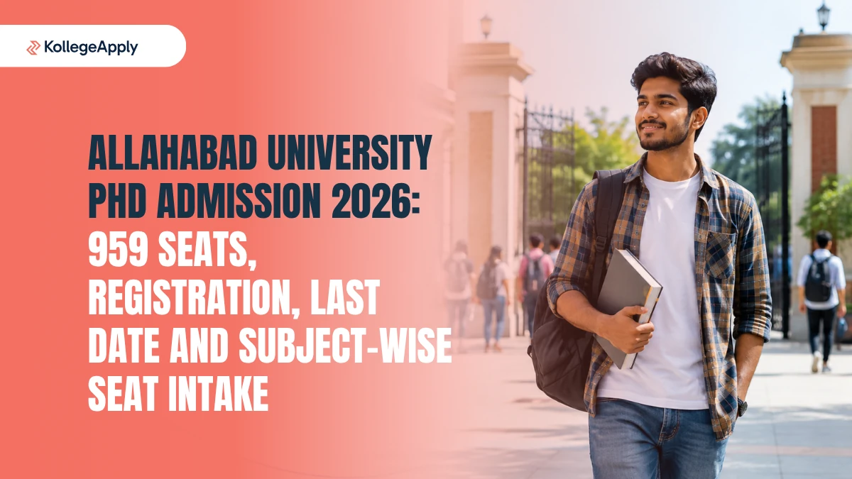 Allahabad University PhD Admission 2026: Check Seats, Registration, Subject-wise Seat Intake Here