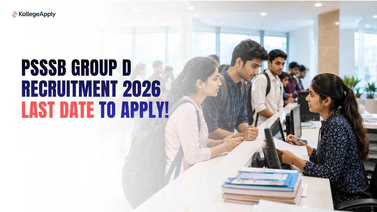PSSSB Group D Recruitment 2026 Last date to apply!                    
