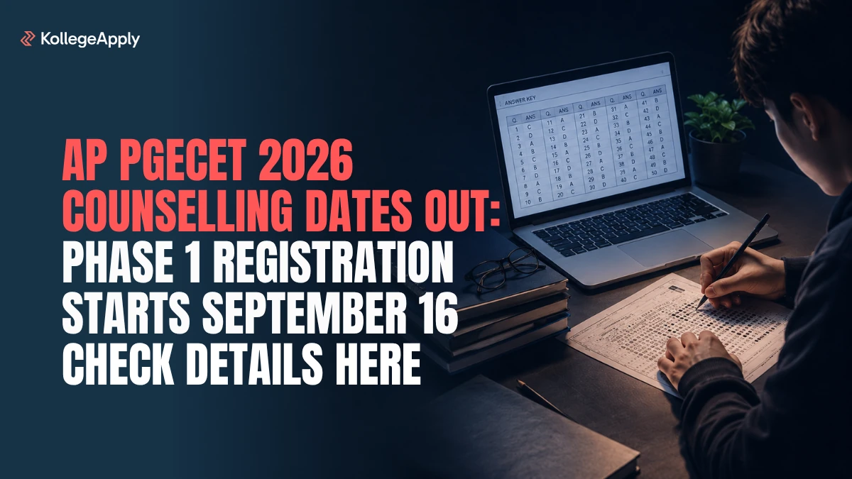AP PGECET 2026 Counselling Dates Out: Phase 1 Registration Starts September 16, Check Details Here