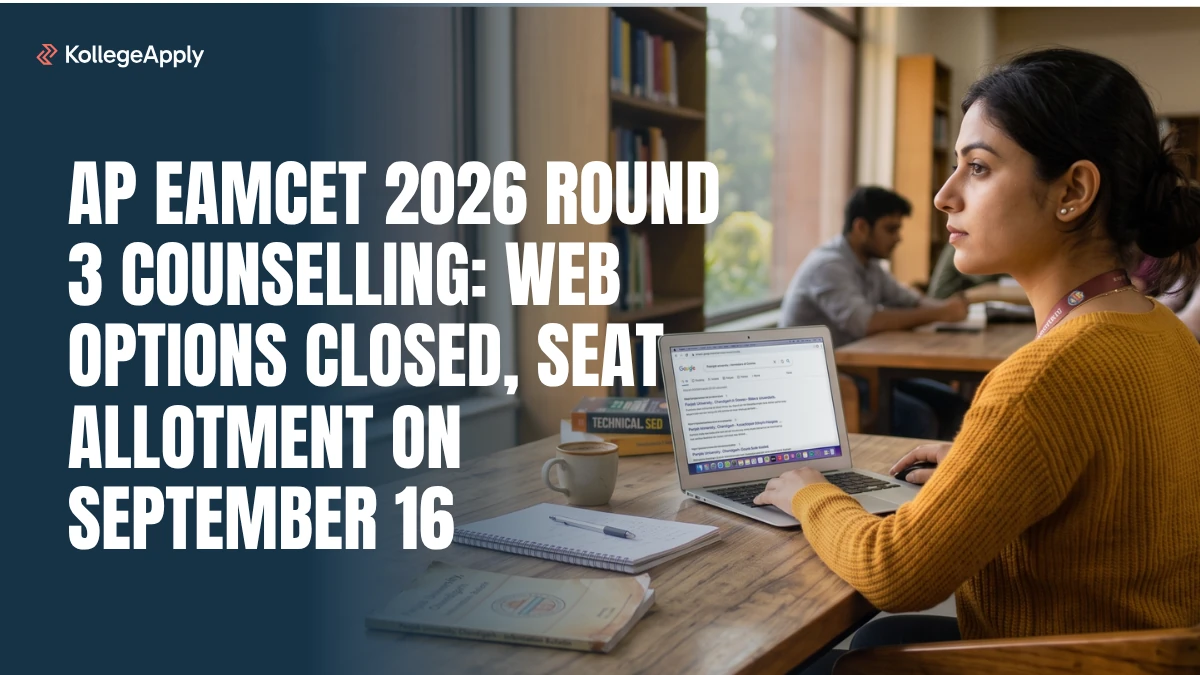 AP EAMCET 2026 Round 3 Counselling: Web Options Closed, Check Seat Allotment Date & Other Details