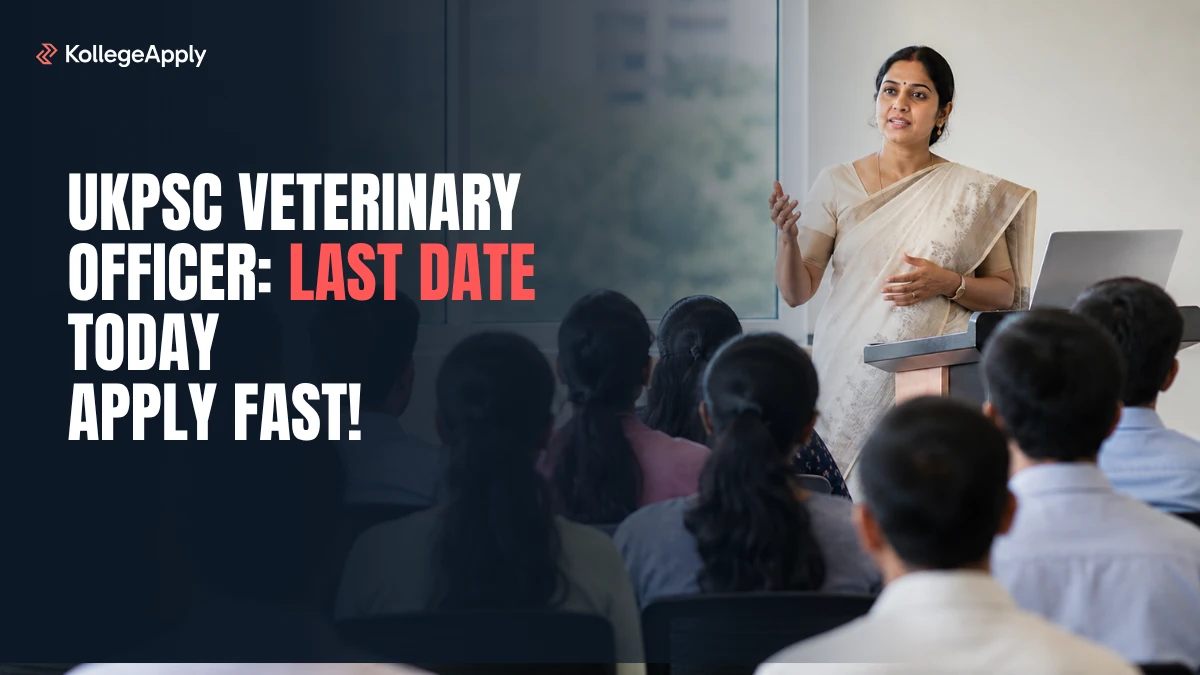 UKPSC Veterinary Officer: Last Date Today. Apply Fast!        