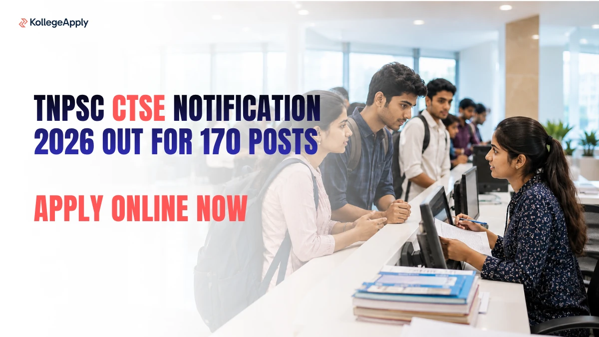 TNPSC CTSE Notification 2026 Out for 170 Posts, Apply Online Now
