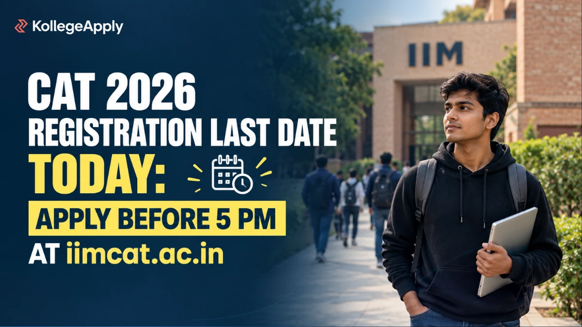 CAT 2026 Registration Last Date Today: Check Application Process, Steps and Other Details Here
