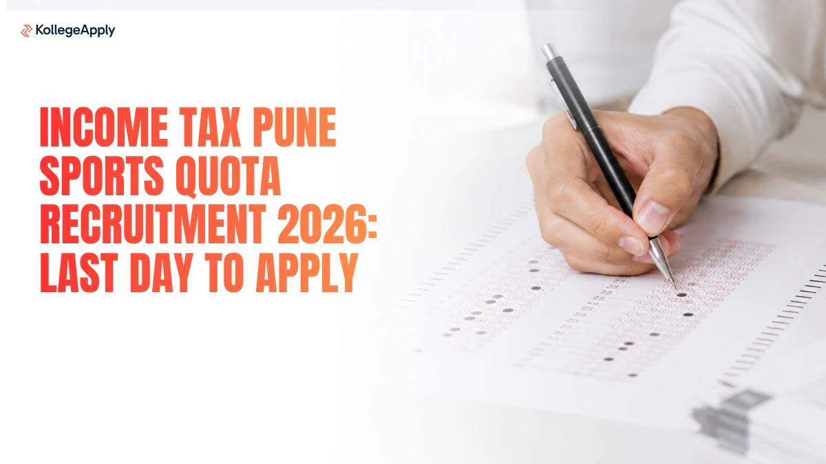 Income Tax Pune Sports Quota Recruitment 2026: Last Day to Apply