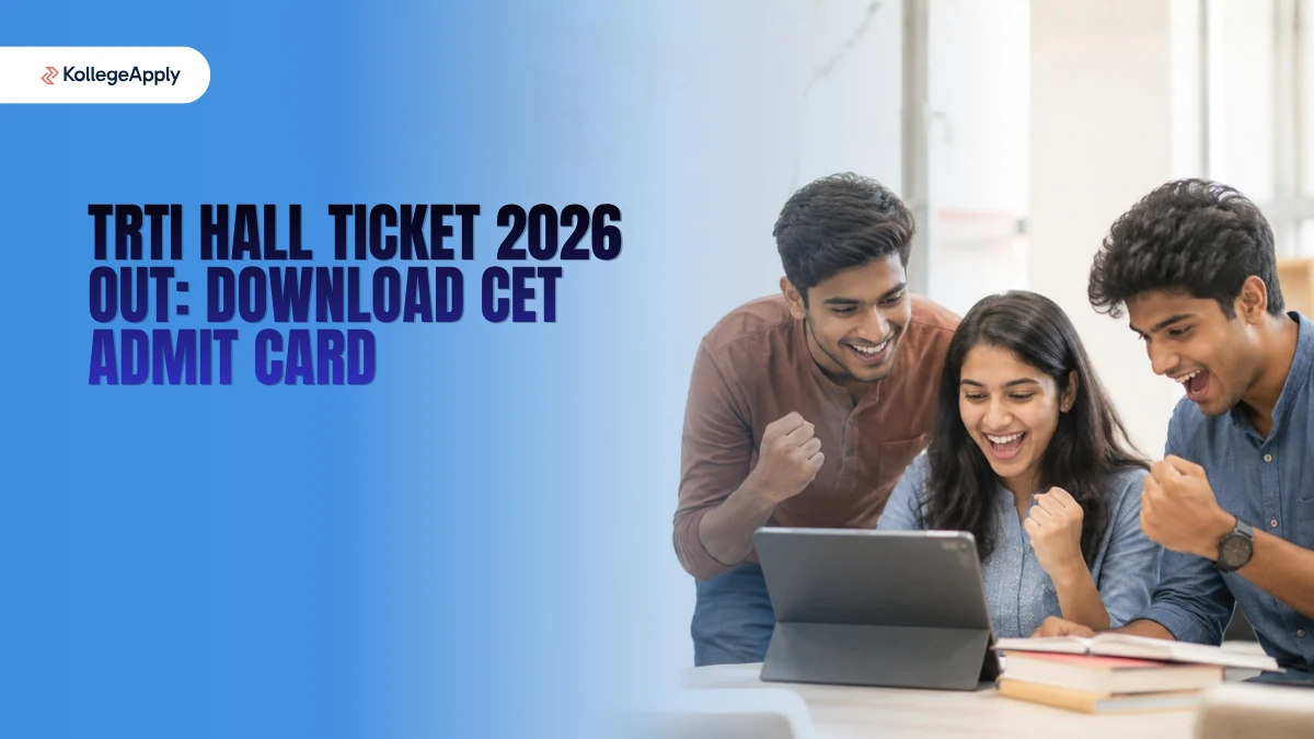 TRTI Hall Ticket 2026 OUT: Download CET Admit Card           