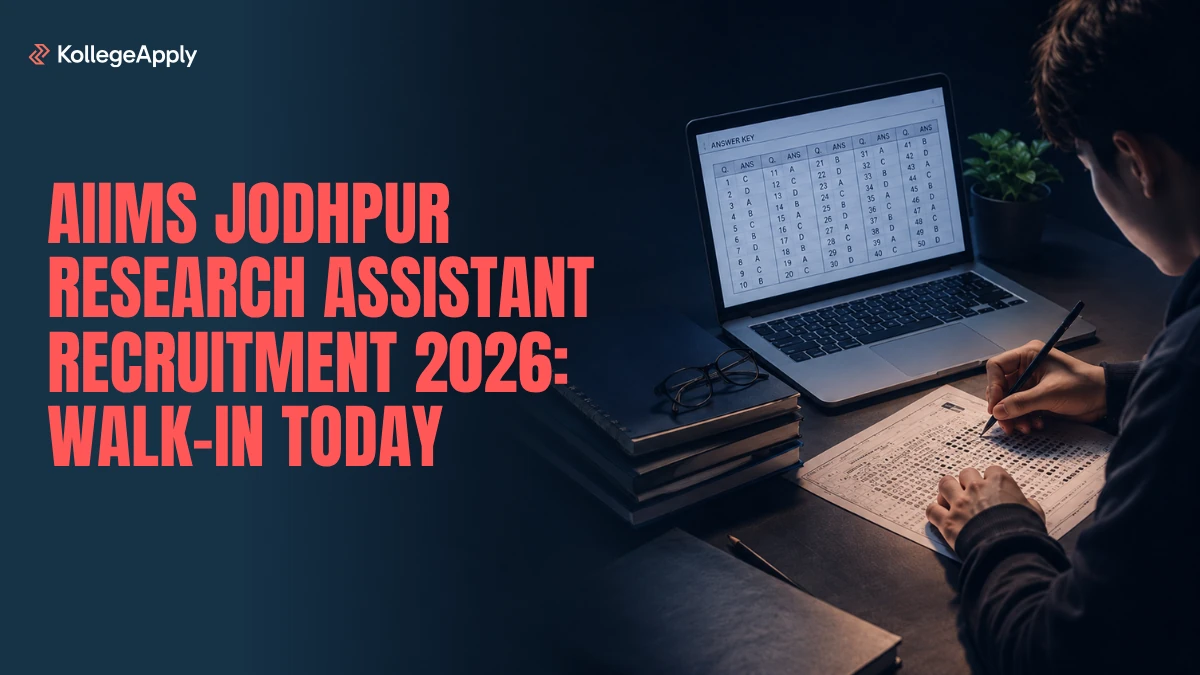 AIIMS Jodhpur Research Assistant Recruitment 2026: Walk-In Today