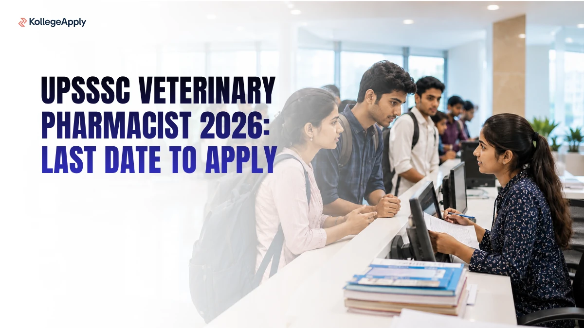 UPSSSC Veterinary Pharmacist 2026: Last Date to Apply        
