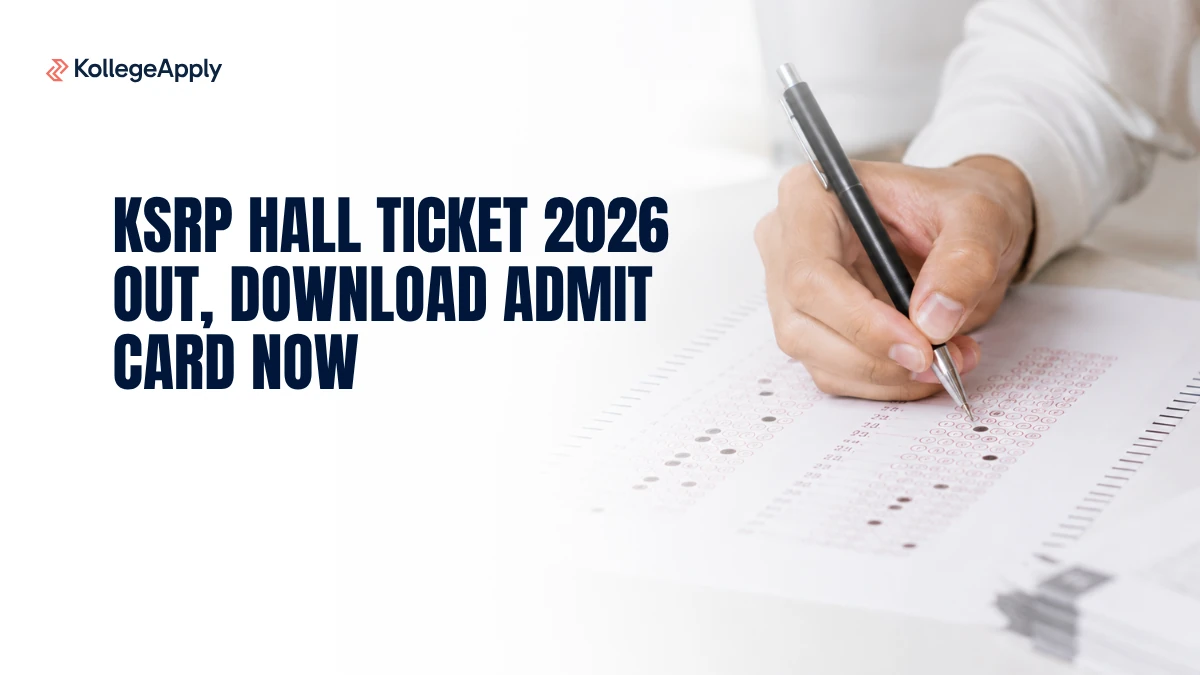 KSRP Hall Ticket 2026 Out, Download Admit Card Now           