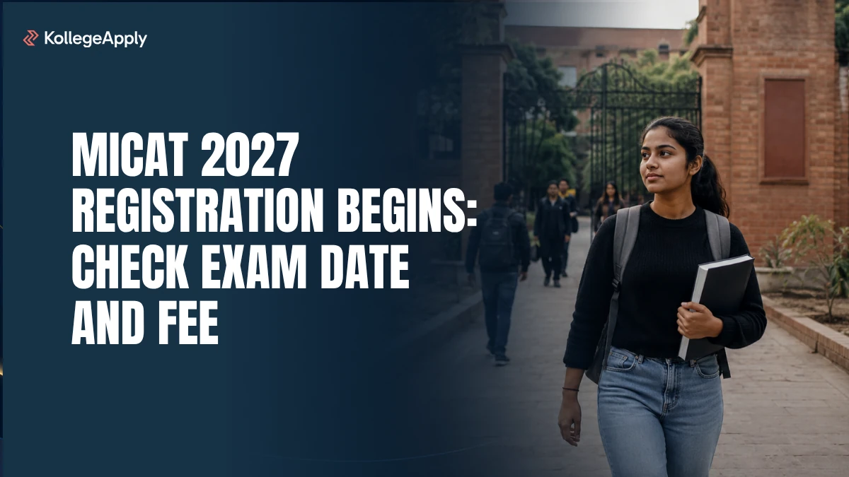 MICAT 2027 Registration Begins                                    
