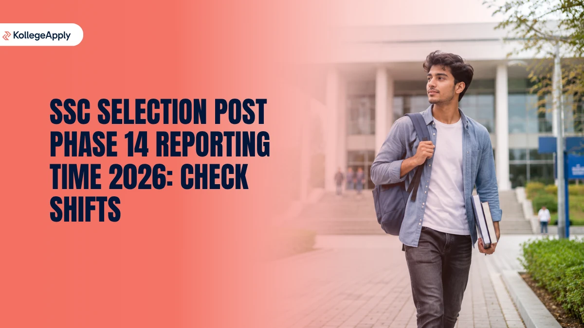 SSC Selection Post Phase 14 Reporting Time 2026: Check Shifts