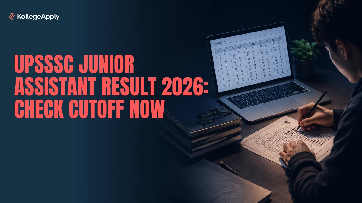 UPSSSC Junior Assistant Result 2026: Check Cutoff Now       