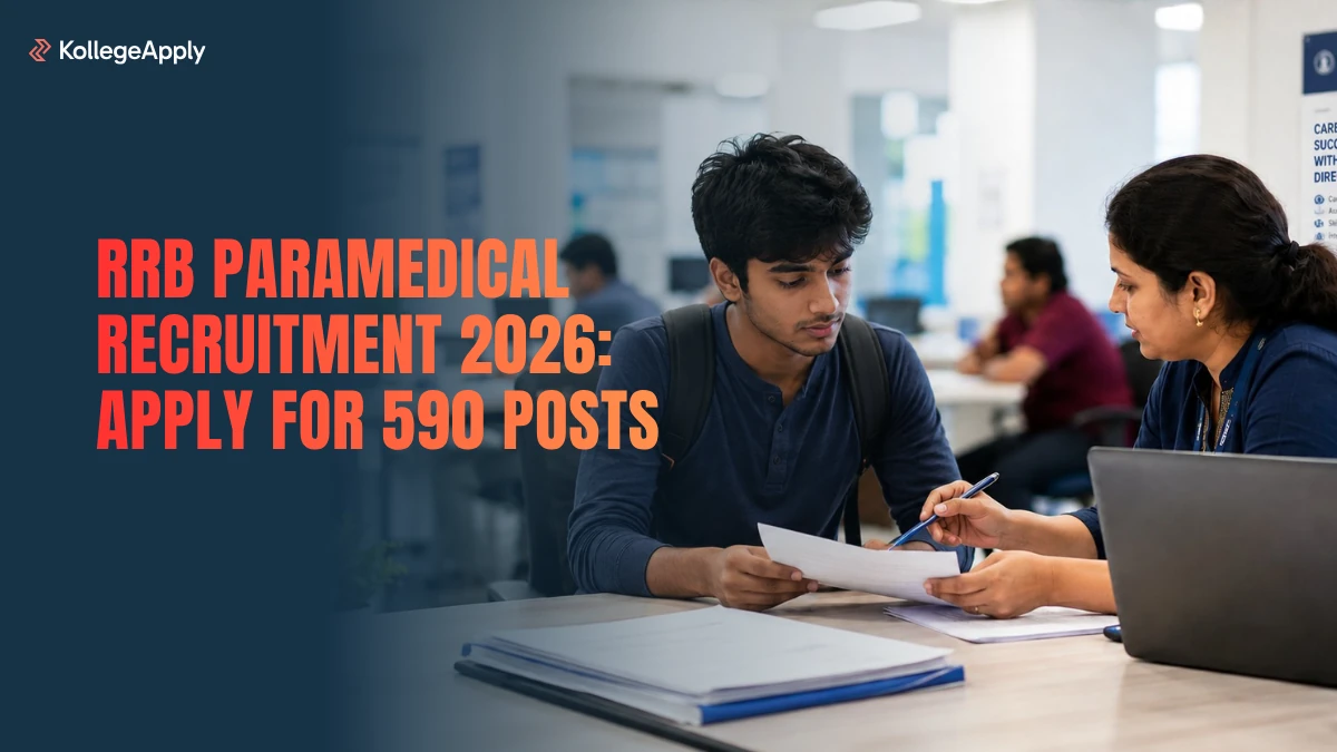 RRB Paramedical Recruitment 2026: Apply for 590 Posts          