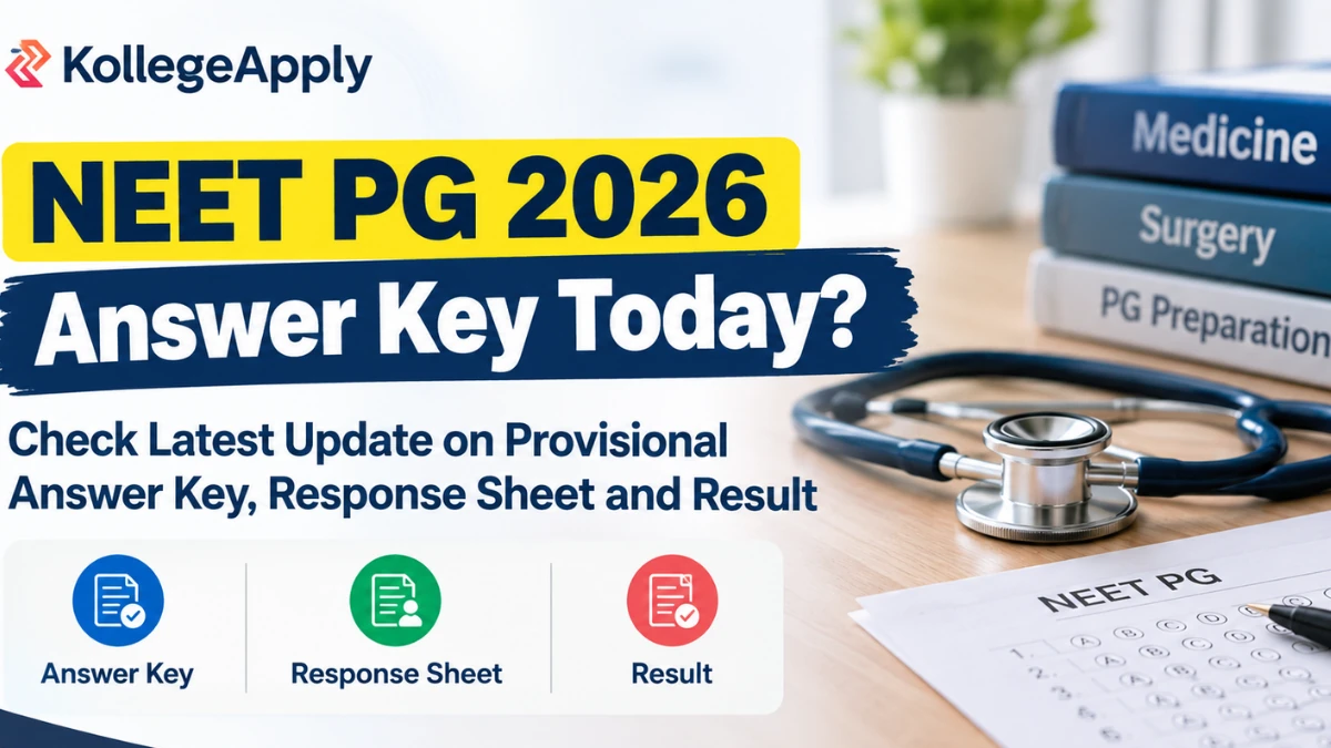 NEET PG 2026 Answer Key Today? Check Latest Update on Provisional Answer Key, Response Sheet, Result