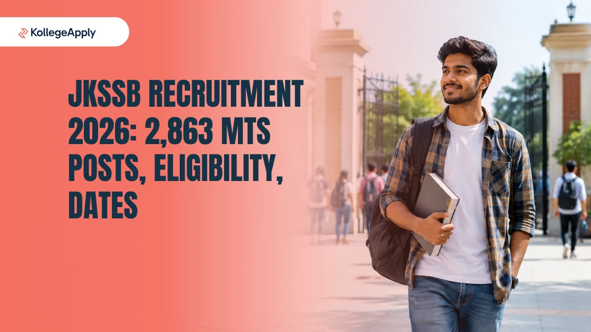 JKSSB Recruitment 2026: 2,863 MTS Posts, Eligibility, Dates  