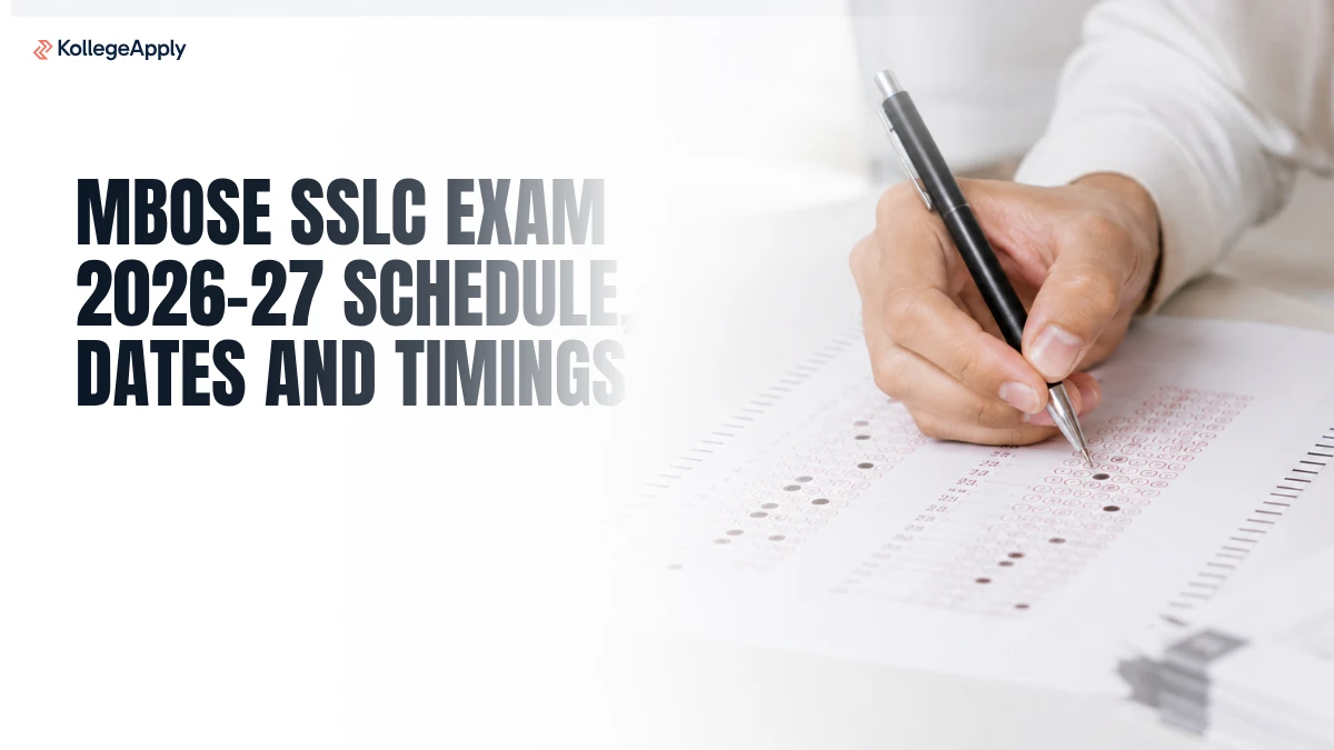 MBOSE SSLC Exam 2026-27 Schedule, Dates and Timings         