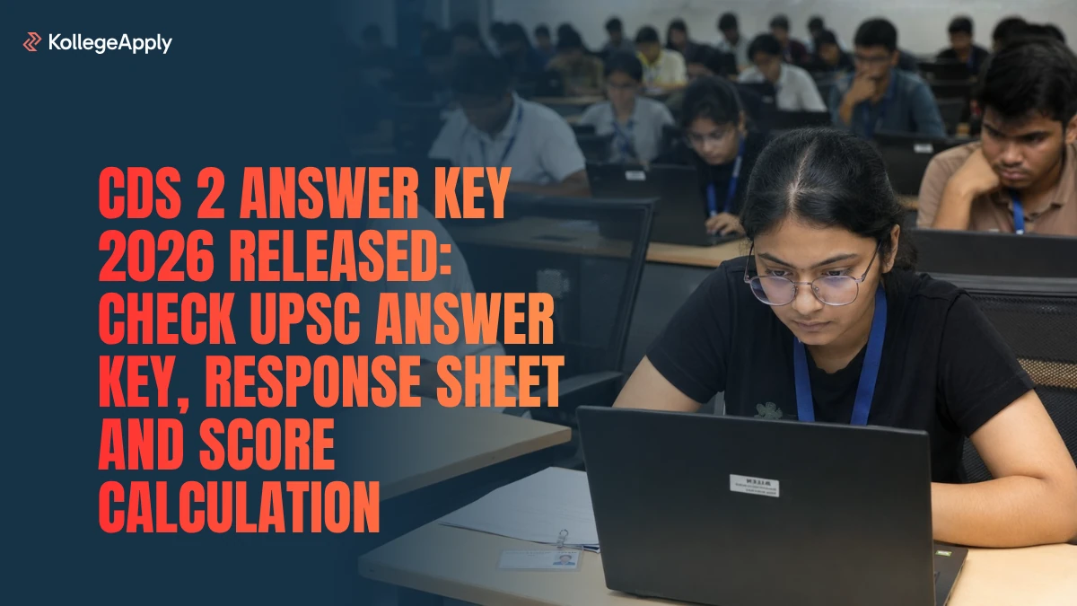 CDS 2 Answer Key 2026: Check UPSC Answer Key, Response Sheet and Score Calculation Here