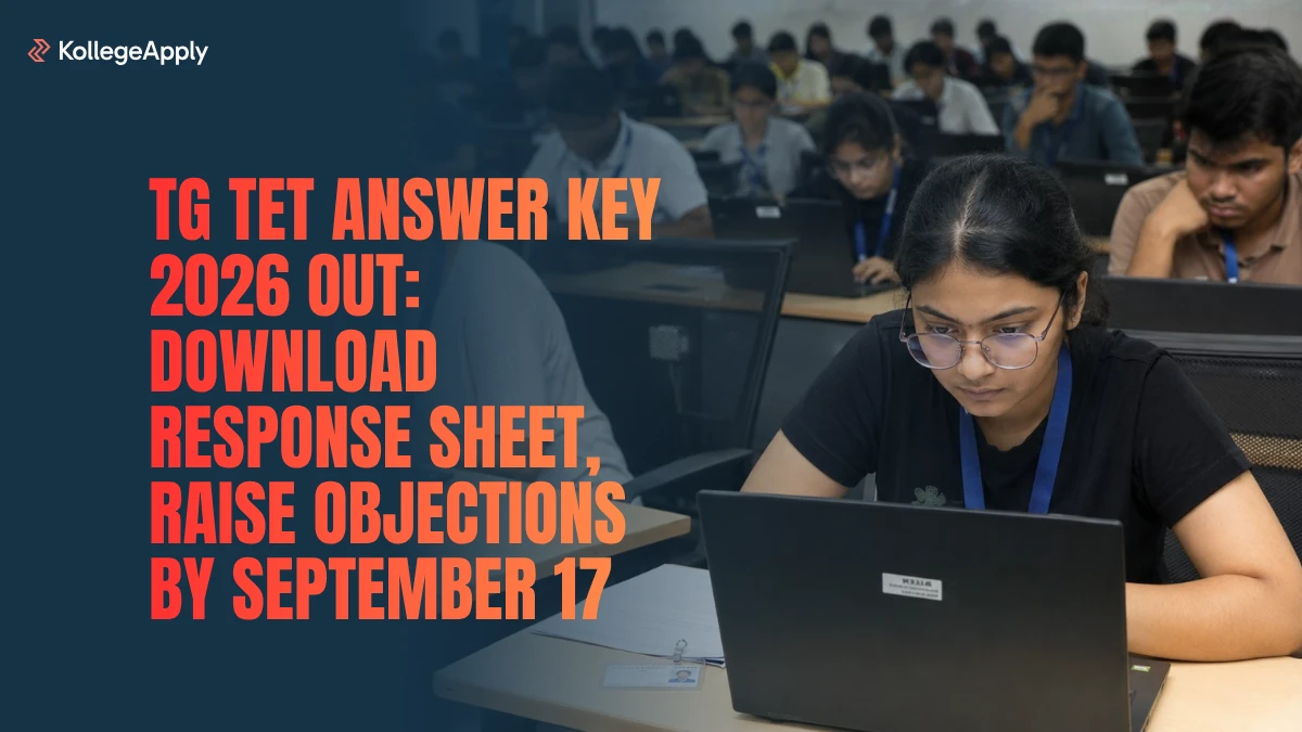 TG TET Answer Key 2026 Out: Download Response Sheet, Raise Objections by September 17; Details Here