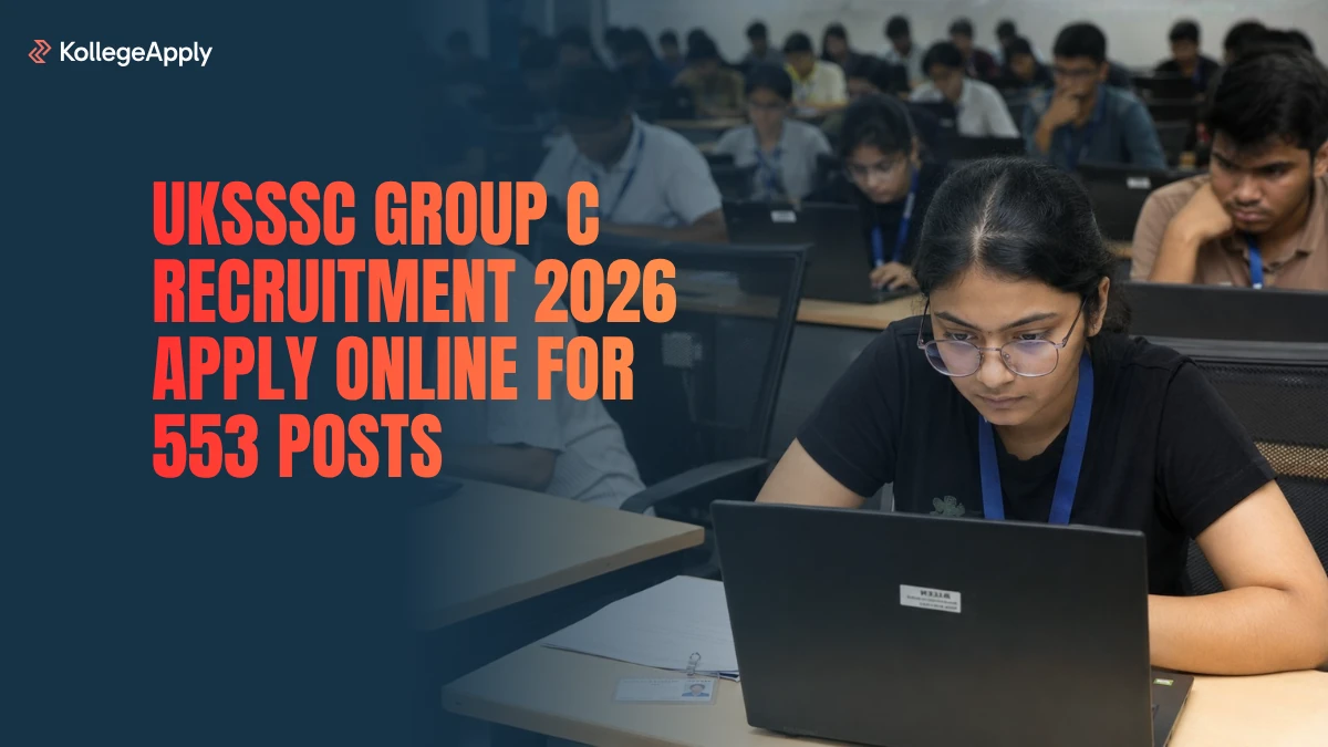 UKSSSC Group C Recruitment 2026 Apply Online for 553 Posts   