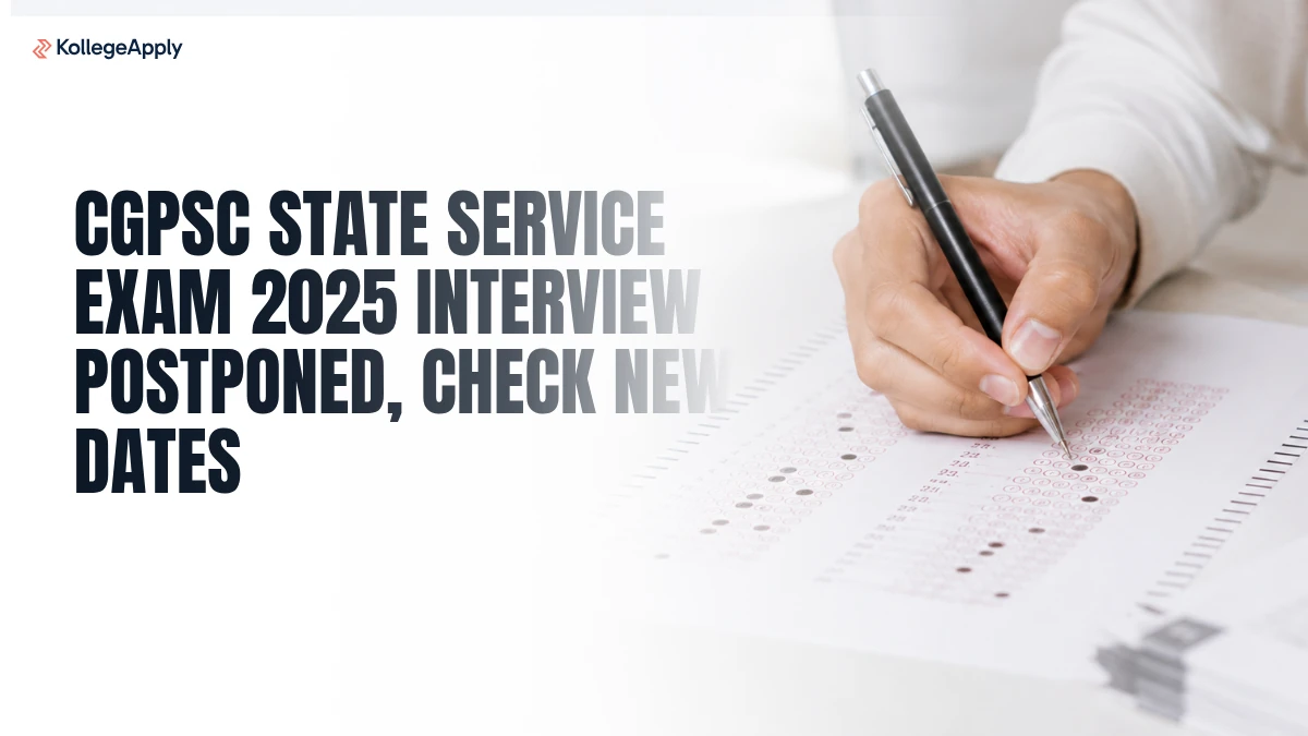 CGPSC State Service Exam 2025 Interview Postponed, Check New Dates