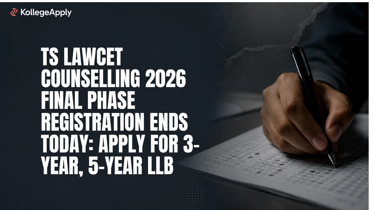 TS LAWCET Counselling 2026: Final Phase Registration Ends Today, Apply for 3-Year, 5-Year LLB 