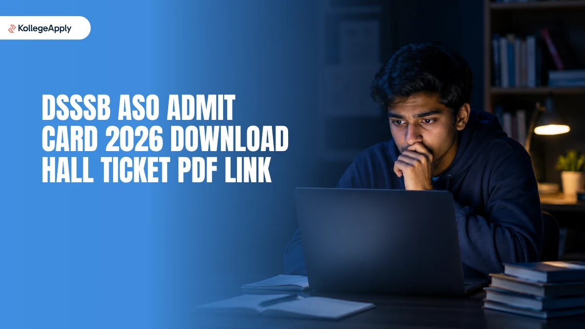 DSSSB ASO Admit Card 2026 Download Hall Ticket PDF             