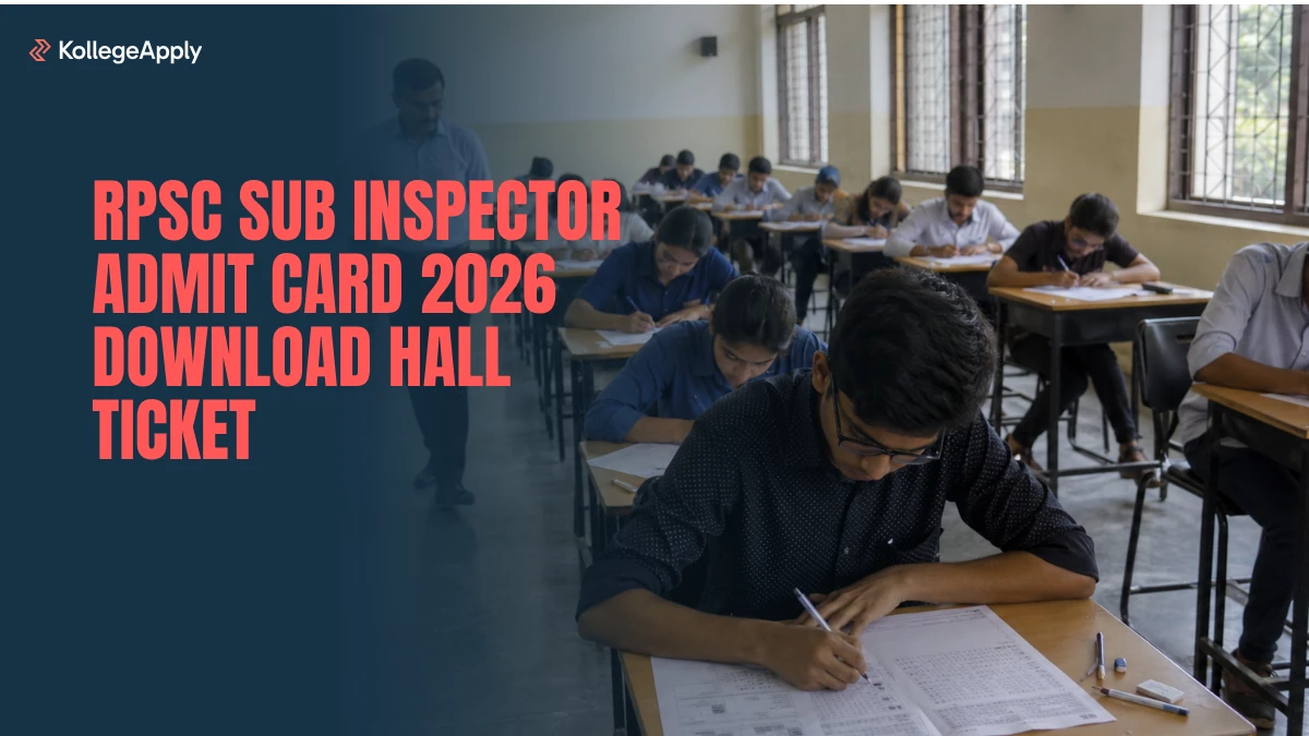 RPSC Sub Inspector Admit Card 2026 Download Hall Ticket      