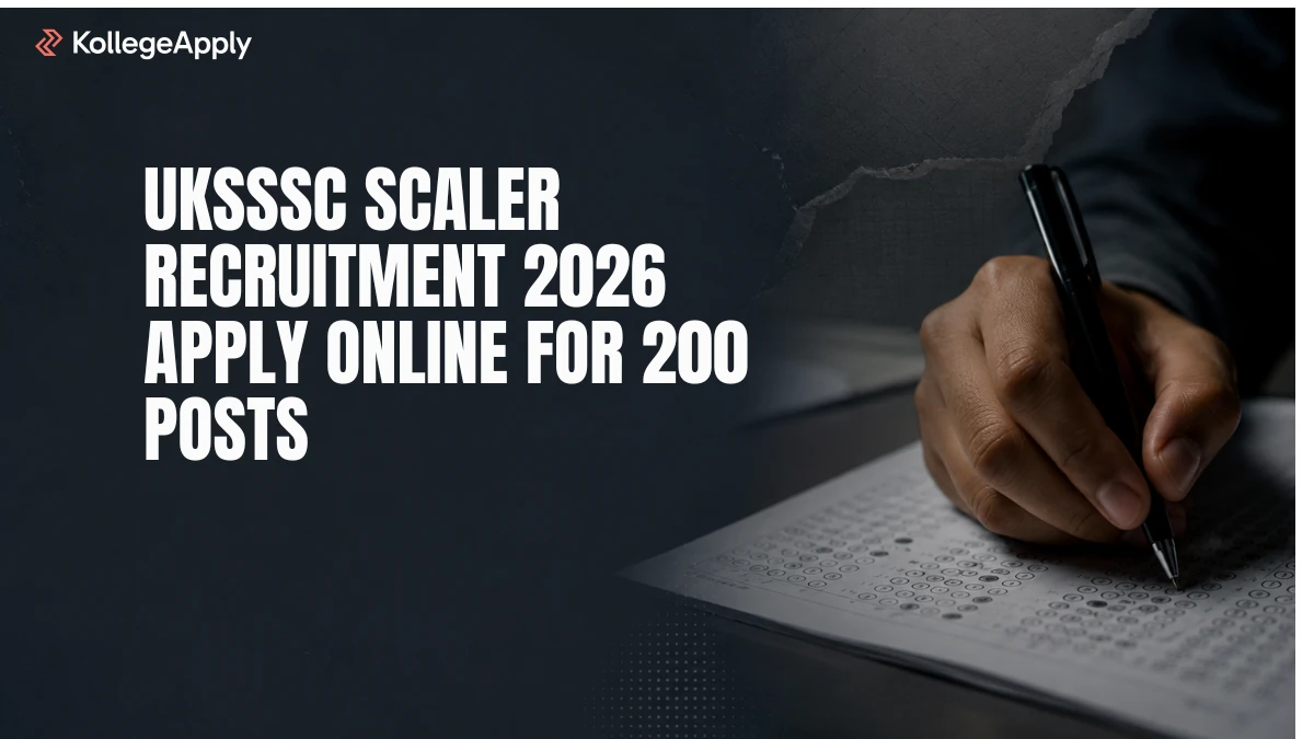 UKSSSC Scaler Recruitment 2026 Apply Online for 200 Posts    