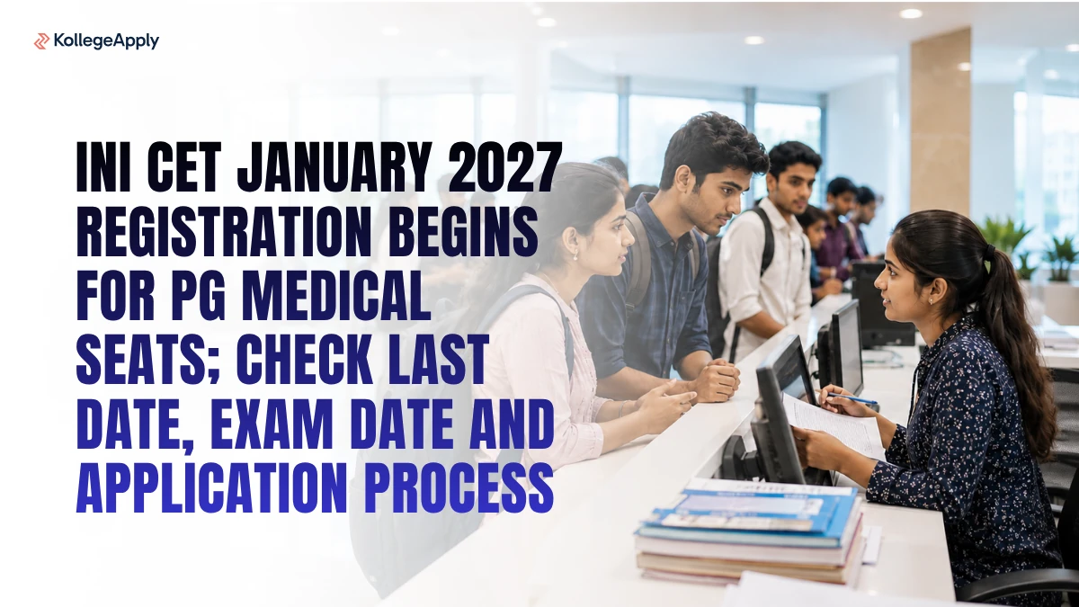 INI CET January 2027 Registration: Registration Begins for PG Medical Seats; Check Last & Exam Date 