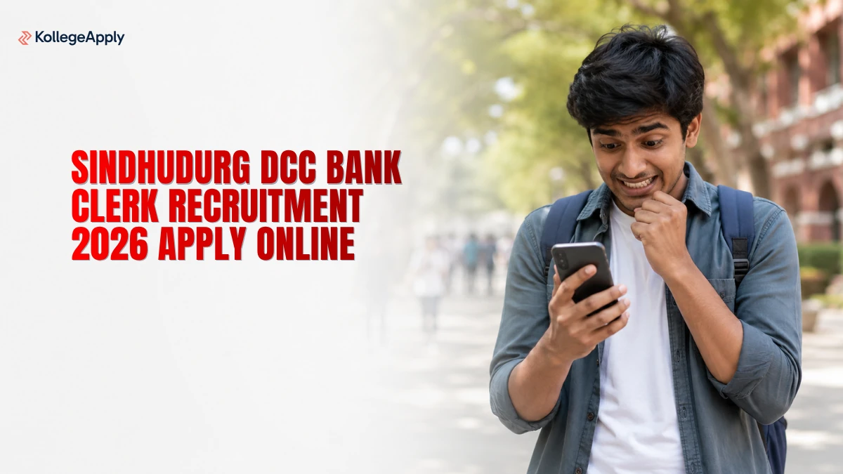 Sindhudurg DCC Bank Clerk Recruitment 2026 Apply Online     