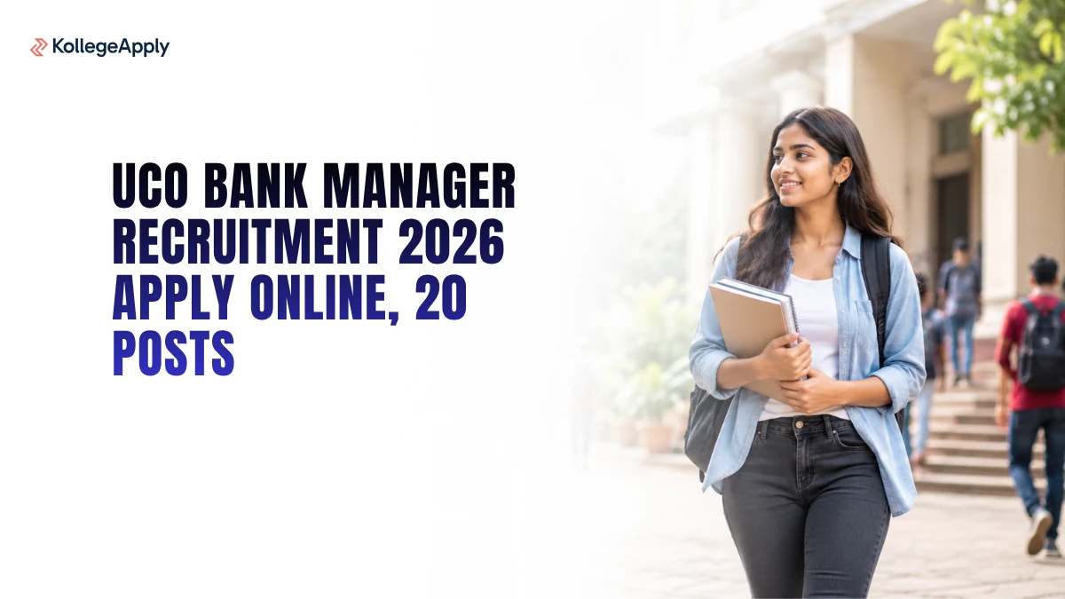 UCO Bank Manager Recruitment 2026 Apply Online, 20 Posts      
